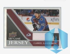 Gabriel Landeskog 2020-21 Upper Deck Series 1 UD Game Jersey GJ-GL
